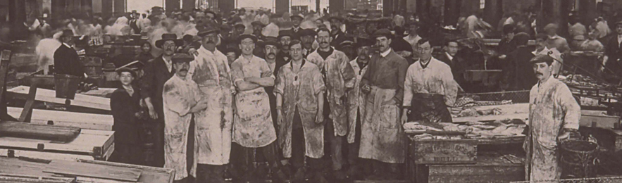 Photograph of Billingsgate Market Porters and Traders